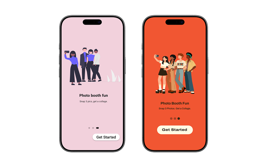 AI-generated illustration vs Whitney's Round 1 illustration